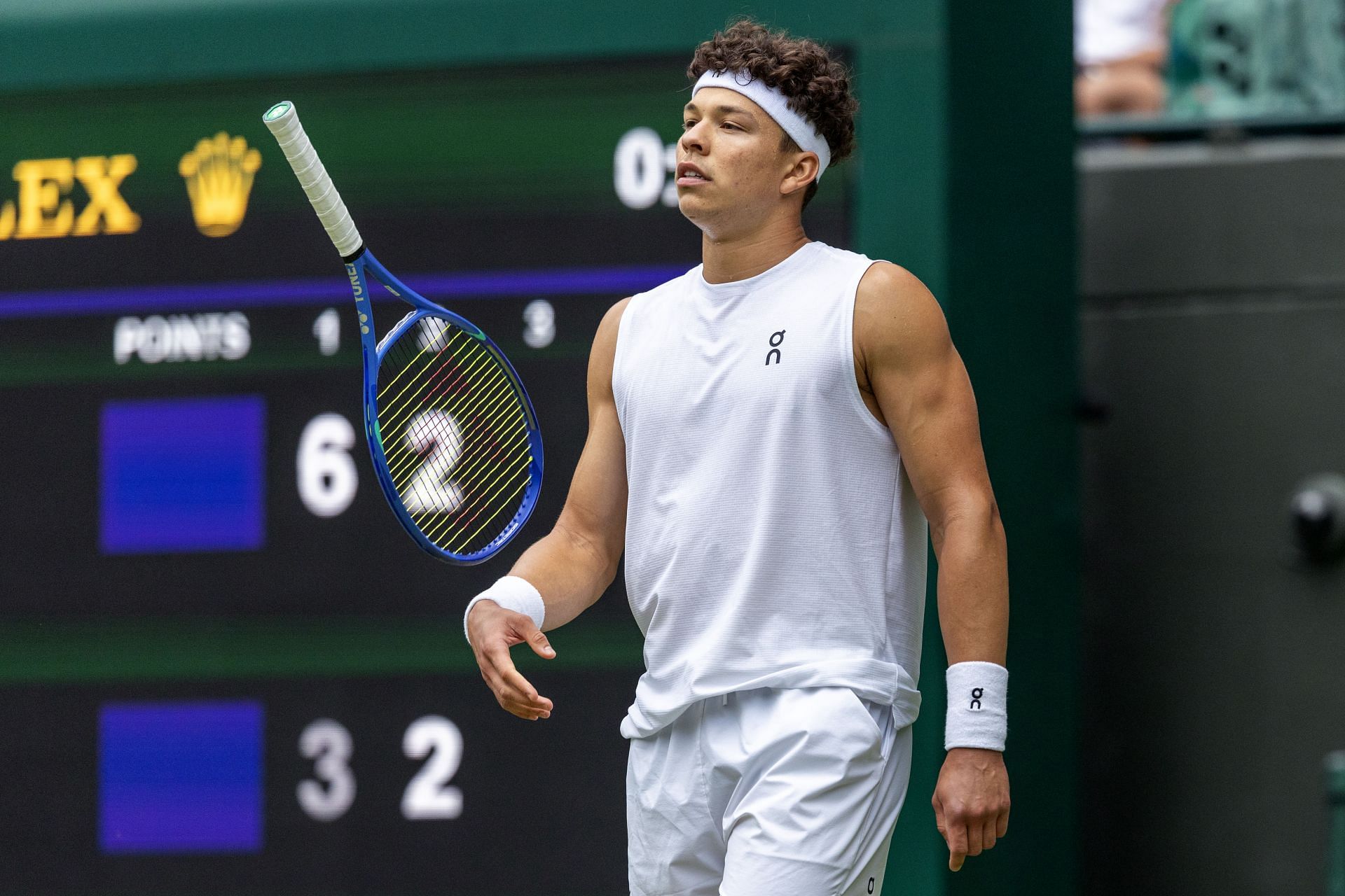 Ben Shelton pictured at the 2025 Wimbledon Championships | Image Source: Getty